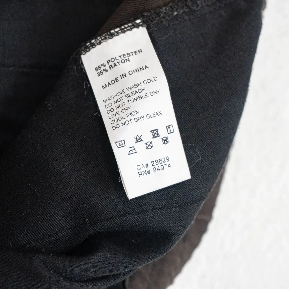 Stussy Bryan Pant in Brown Drawstring elastic waist size Large